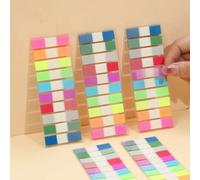 100/120 Pezzi Etichette Adesive PET Colorate Segnapagina Strisce Evidenziatore