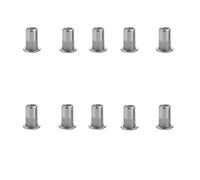 100/150 pezzi M3-M8 Dadi rivettati in alluminio Dadi rivettati zigrinati Testa piatta Inserto rivetto filettato Cappuccio for 1 pinza crimpatrice(20PCS-M3)