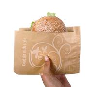 100 | 1500 SACCHETTI DI CARTA PER ALIMENTI OLEANE 16x20 GRASSO PANINI HAMBURGER