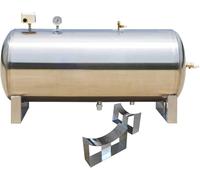 100 160 200 250 300 500 L Serbatoio A Pressione Serbatoi A Pressione in Acciaio Inox per Pompa per Pozzi d'Acqua, Contenitori Orizzontali A Sacca per, One Color, 200L/52.8Gal(95x65cm/37.4x25.6in)