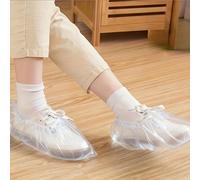 100/200/300/400/500 pezzi Copriscarpe monouso trasparenti - Protettori per suole antiscivolo in plastica rinforzata, adatti per casa, ospedale, laboratorio, fabbrica - Copriscarpe igienici per la prot
