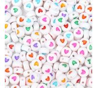 100/200/300/500 pezzi perline acriliche miste bianche con lettere dell'alfabeto, perline rotonde piatte per la creazione di gioielli, braccialetti fai da te fatti a mano, collane-29-500 pezzi