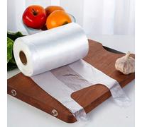 100/200/300 pezzi Sacchetti per conservazione alimenti durevoli e resistenti agli strappi per frutta e verdura, adatti per la cottura all'aperto e l'uso in cucina Piccolo,medio,Grande,Piccol Media,Me