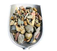 100/200/500g Acquario di Fondo Sabbia di Pietra Acquario Paesaggio Nativo Flusso Sabbia Naturale Giardino di Pietra Accessori FAI DA TE Decorazioni Per Vasi Di Fiori, Giardino E Acquario(8-50mm,100g)