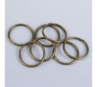 100-200 Pezzi 3-12mm Anelli di Salto Aperti ad Anello Singolo Fai da Te Accessori per la Creazione di Gioielli Anelli Divisi Connettori per Forniture per la Creazione di Gioielli-Bronzo-10mm 100 Pezzi