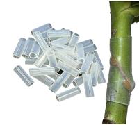 100/200 pezzi di manicotti per innesto in silicone per alberi da frutto,guaina protettiva per il tronco delle piante,favorisce la guarigione degli attrezzi da giardinaggio per alberi (100pcs)
