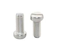 100/200 pz M1 M1.2 M1.4 M1.6 M2 M2.5 M3 M3.5 DIN84 Vite a testa con intaglio in acciaio inossidabile SS304(M2X20 100PCS)