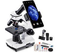 100-2000x biologico educativo microscopi for adulti bambini Lab Compound monoculare Microscopio con Vetrini Preparati Kit
