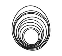 100/200Pcs Cinghia Giradischi 25-70mm Gomma Drive Belt Ricambio Giradischi Phono Tape Drive Belt per Cassette Player