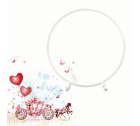100-260 cm Arco per palloncini rotondo Arco per palloncini Fiore Anello Cerchio per San Valentino Arco per matrimoni in metallo Staccabile Supporto per fondale rotondo