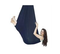 (100*280CM, Black) Aerial Yoga Therapy Swing Set & Hammock Kit For Flexibility & Pain Relief