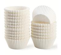 100/300/1000 pirottini per cupcake bianchi, contenitori in carta per muffin, vaschette per cupcake e torte, stampi per torte, strumenti per decorare dolci, accessori da cucina, regali di Natale in Bia