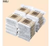 100/300/500/1000pcs Doppia Testa Tampone di Cotone Donne Trucco Germogli di Cotone Punta per Bastoni di Legno Naso Orecchie Pulizia Strumenti di Assistenza Sanitaria