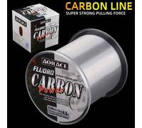 100/300/500m Linea da pesca in fluorocarbonio - Super linea in nylon e fibra di carbonio morbida, trasparente bianca, alta sensibilità e durata, adatta per la pesca a spinning e a mosca, in acqua dolc