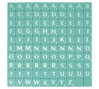 100-300pcs Plastica Lettera Piastrelle per Crafts Giochi Quadrato Parola Gioco