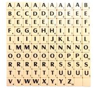 100-300pcs Plastica Lettera Piastrelle per Crafts Giochi Quadrato Parola Gioco
