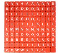 100-300pcs Plastica Lettera Piastrelle per Crafts Giochi Quadrato Parola Gioco