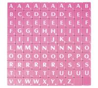100-300pcs Plastica Lettera Piastrelle per Crafts Giochi Quadrato Parola Gioco