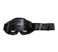 100% 461366, Maschera ACCURI 2 OTG Black-Lente Trasparente Unisex Adulto, Nero,