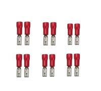 100/50/10 pz Femmina A Crimpare Terminale 2.8mm 4.8mm 6.3mm Isolato Spade Wire Connettore Cablaggio Elettrico Spine dei cavi Rosso blu giallo(2.8mm Red,10PCS)