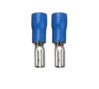 100/50/10 pz Femmina A Crimpare Terminale 2.8mm 4.8mm 6.3mm Isolato Spade Wire Connettore Cablaggio Elettrico Spine dei cavi Rosso blu giallo(2.8mm blue Female,10pcs)