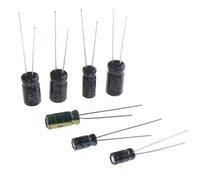 100/50/20/10 pezzi 16V 25V 35V 63v 50V 400V 450v Condensatore in alluminio a immersione 1UF 2,2UF 3,3UF 4,7UF 6,8UF 10UF 22UF 33UF 47UF 68UF 100UF(450v33uf 16x25 10pcs)