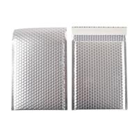 100/50/20 pezzi buste postali imbottite in polietilene con bolle d'aria in alluminio argentato for imballaggio, autosigillanti for la spedizione Per Pacchi Postali(20X25CM 50pcs)