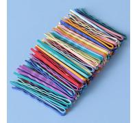 100/50/20 pezzi Fermagli per capelli da donna colorati, minimalisti, tinta unita, adatti per essere indossati dalle donne, inclusi fermagli per capelli con lettere colorate, piccoli fermagli per capel