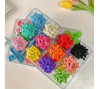 100/50/30/10 pezzi /1 pezzo Fermagli per capelli a forma di stella colorati BB, fermagli a stella carini Y2K per ragazze, fermagli a scatto in metallo semplici per donne, accessori per capelli e gioie