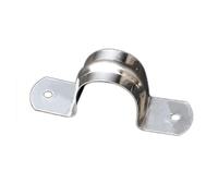 100/50 In Acciaio Inossidabile Fascette Per Tubi Elementi Fissaggio Ispessiti In Metallo 2 Fori Tubo Facile Da Installare Acciai Inossidabili
