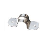 100/50 In Acciaio Inossidabile Fascette Per Tubi Elementi Fissaggio Ispessiti In Metallo 2 Fori Tubo Facile Da Installare Acciai Inossidabili