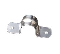 100/50 In Acciaio Inossidabile Fascette Per Tubi Elementi Fissaggio Ispessiti In Metallo 2 Fori Tubo Facile Da Installare Acciai Inossidabili