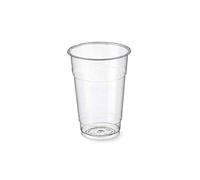 100/500/1000 Bicchieri monouso 400ml tacca 0,3 Biodegradabili e Compostabili in PLA usa e getta Plastic free | After Plastic (500)