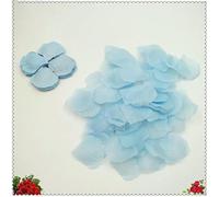 100-5000 pezzi di petali di rosa artificiali colorati e romantici per matrimoni, feste, 11 colori, petali finti da 4,5 * 4,5 cm, 5Z-azzurro-1000 pezzi