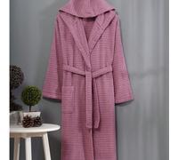 100% Accappatoio in cotone unisex - Tessuto morbido e traspirante con vestibilità comoda nelle taglie S-M-L-XL MADE IN TURKEY L,M,S,XLstampa dappertuttoCotone