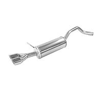 100% acciaio inox Scarico Sportivo compatibile con Seat Ibiza SC (6J) 1.2 Tsi FR 110CV 2015-2x80mm X-Race