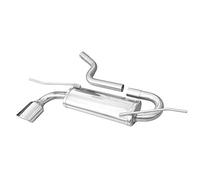 100% acciaio inox Scarico Sportivo compatibile con Seat Leon (5F) 1.4 TSi 122CV 2012-50mm 1x120x80mm