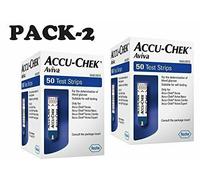 100 Accu-chek Aviva strisce reattive diabete test glucosio scadenza: 11-2026