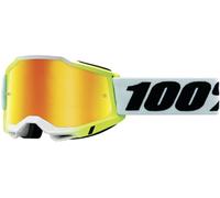 100% Accuri 2 Dunder Occhiali da motocross, bianco/nero, Taglia S