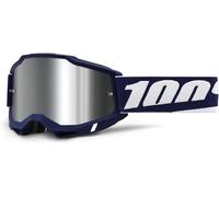 Occhiali da motocross 100% ACCURI 2 Mifflin con plexiglass argentato