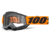 100% Accuri II Essential Occhiali da motocross, nero/arancione