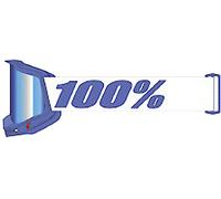 100% Accuri II V2 Chrome Essential Occhiali da motocross, blu/bianco