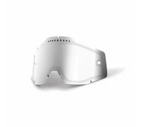 100% Accuri / Racecraft / Strata Vented Dual Pane Lens - Silver Mirror