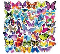100 Adesivi A Farfalla, Adesivi Con Graffiti A Farfalla, Adesivi Impermeabili, Adesivi Decorativi A Farfalla, Adesivi A Farfalla, Adatti Per Decorare Diari E Album Di Ritagli