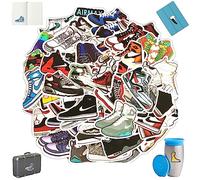 100 adesivi a forma di graffiti per sneaker, impermeabili, in vinile, per bambini e ragazzi, per bottiglie d'acqua, computer portatili, album di ritagli, skateboard, auto