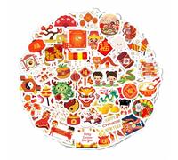 100 Adesivi Capodanno Lunare per Laptop - Lunar New Year Stickers
