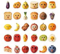 100 adesivi divertenti astratti per alimenti, pacchetto di sticker strani con meme su frutta e verdura, decorativi carini per custodie del telefono, quaderni, diari e artigianato fai-da-te