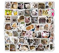 100 Adesivi Gatti Meme, Sticker Gatti Meme, Gadget Gatto Divertente - Cat Meme Stickers, Adesivi Meme, Adesivo Gatto, Gadget сon Gatto