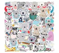 100 adesivi koala, adesivi animali dei cartoni animati, adesivi impermeabili koala, adesivi interessanti per bambini, adesivi graffiti autoadesivi, adatti per quaderni e diari fai da te