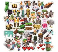 100 adesivi Miner per bambini, Game Stickers, adesivi impermeabili per laptop, tablet, bottiglie d'acqua, tazze, skateboard, chitarre, telefoni cellulari, frigoriferi, biciclette